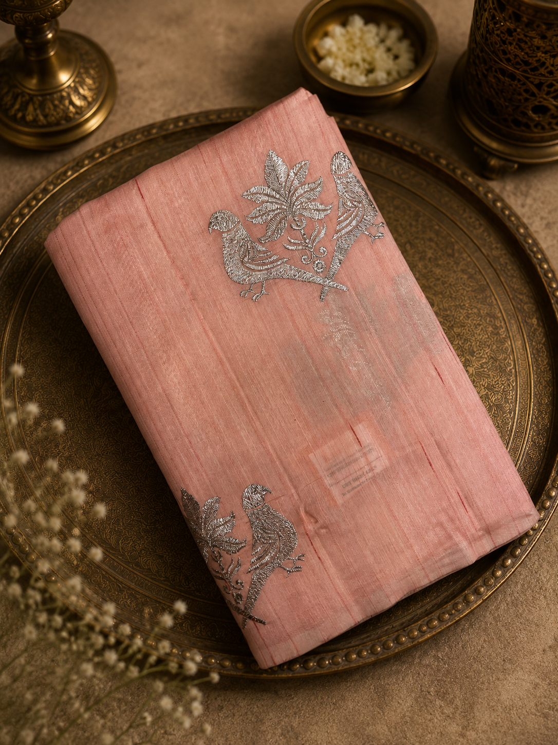Premium Butter Silk Saree With Zari Work