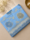 Premium Russian Silk Saree🩵