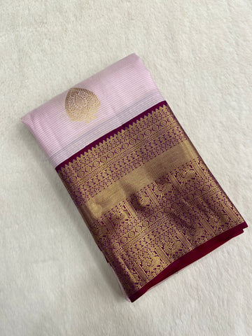 Pure Kanjeevaram silk mark certified saree