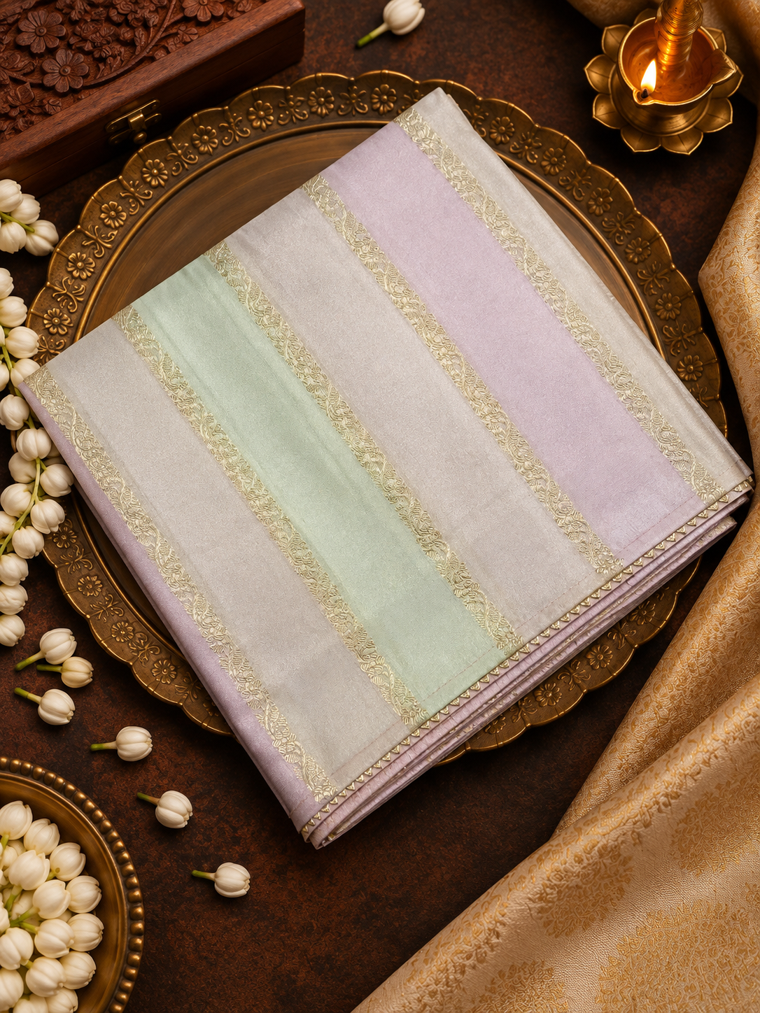 Premium Chinnon Saree -902052