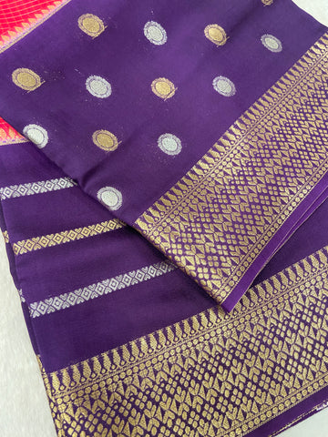 Pure Mix Mysore Silk Saree