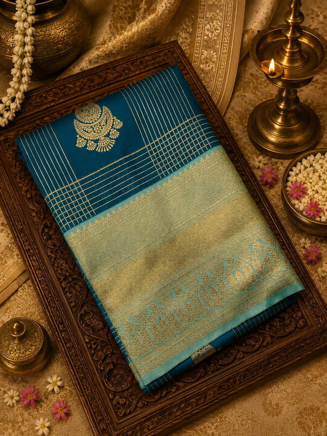 Premium Semi Kanchipuram Silk Saree