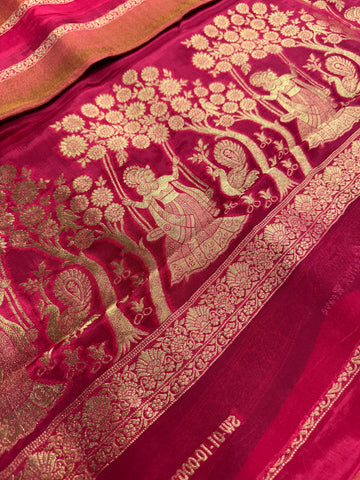 Pure Chinnon Saree