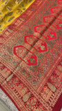 Premium Banarasi Crepe Satin Silk Saree - 902824