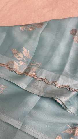 Premium Dola Silk With Border Work Saree