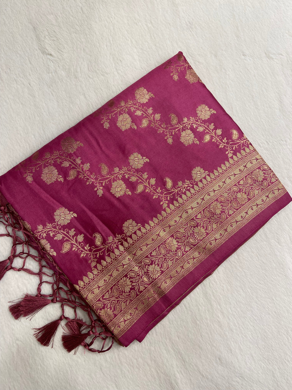 Premium crepe Satin silk saree