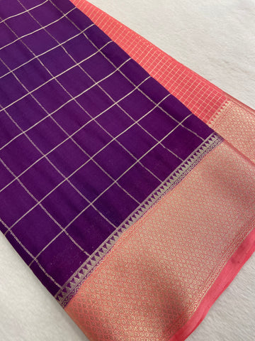 Pure Mix Crepe Mysore Silke Saree ✨