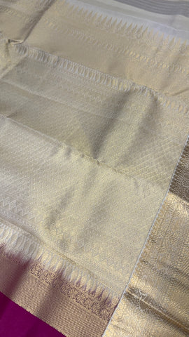 Half mix Kanjeevaram silk saree