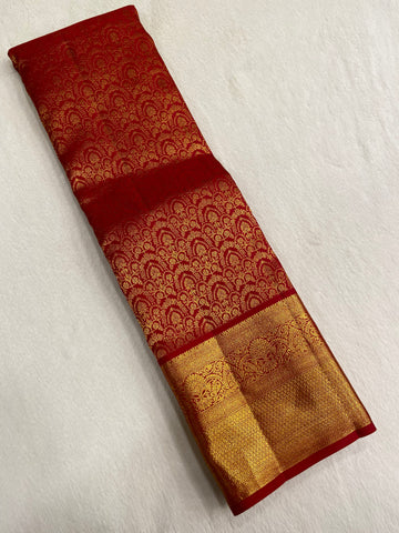 Pure Zari Handloom Kanjeevaram Silk Mark Certified Saree