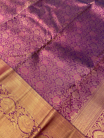 Pure Handloom Kanjeevaram Silk Mark Certified Saree