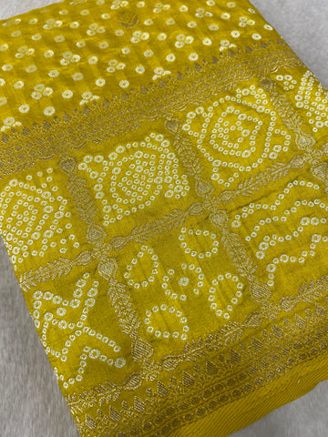Premium Semi Bhandani Saree