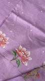 Premium Soft Tassar Saree With Embroidery