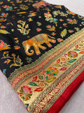 Premium Pashmina Silk Saree -902379