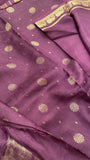 Premium semi mysore crepe silk saree