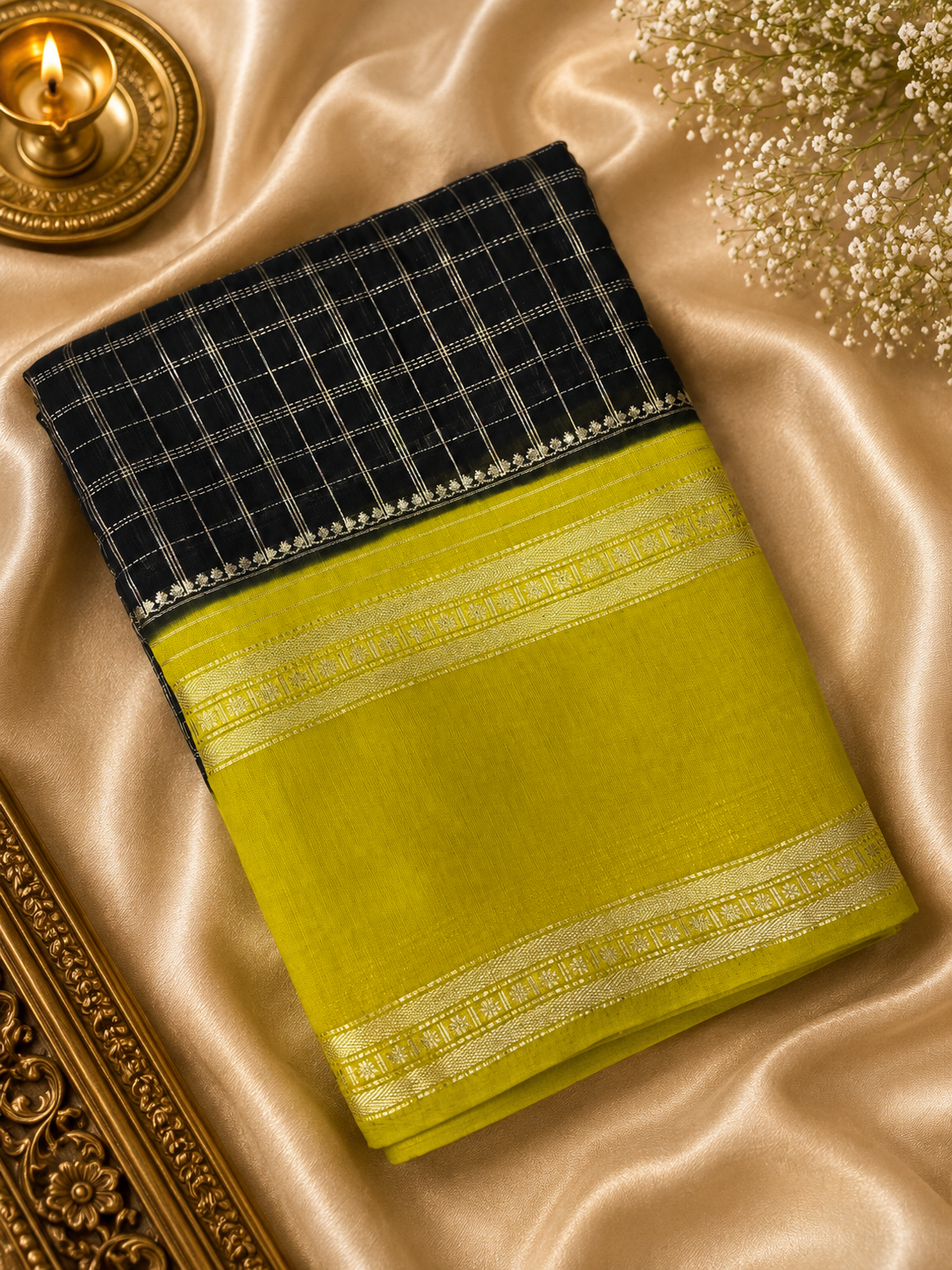 Premium Semi Chanderi Saree