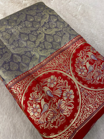 Bridal Semi Tissue Silk Saree