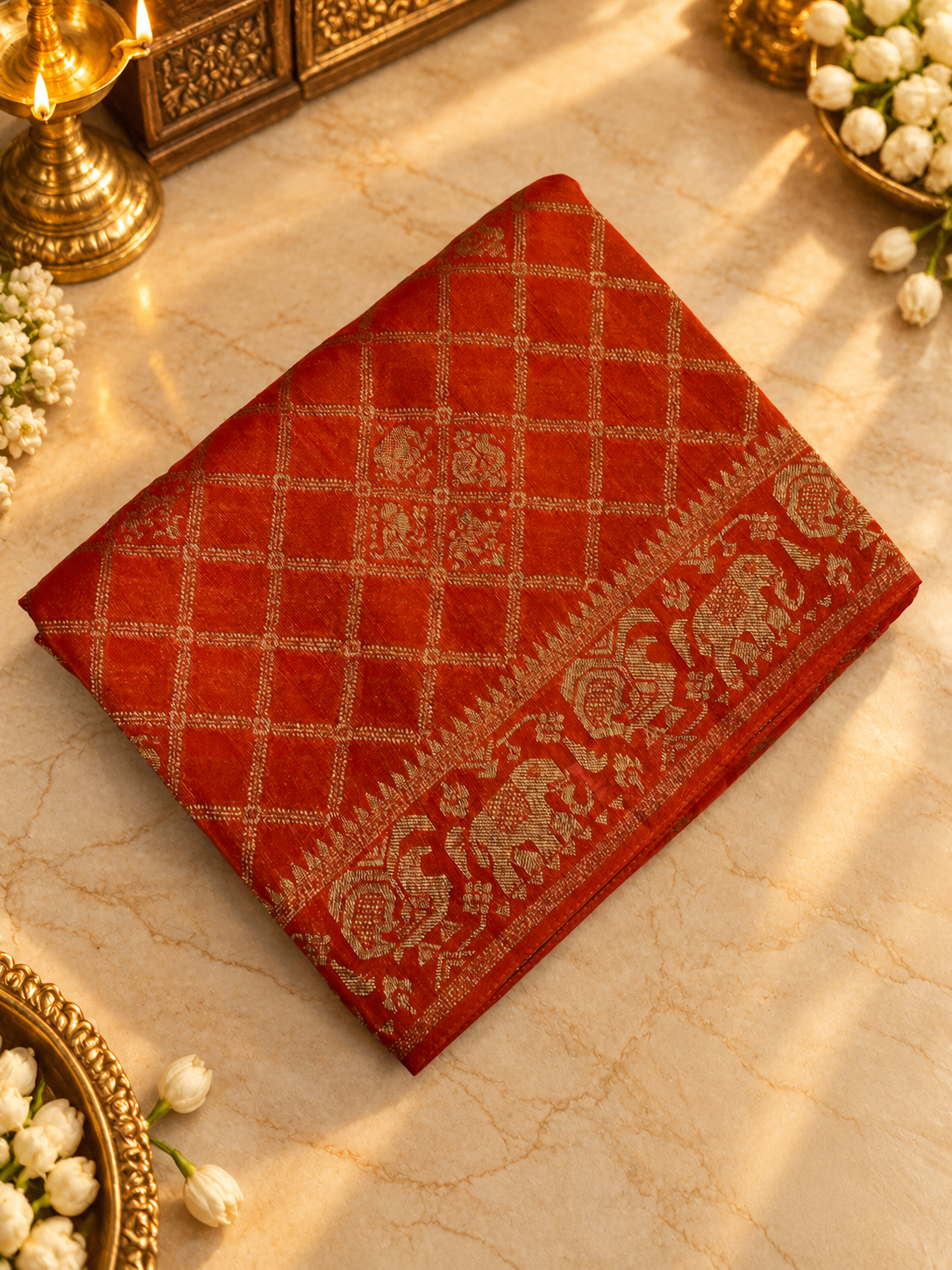 Premium Tassar Silk Saree - 902907