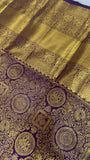 Pure zari handloom Kanjeevaram silk saree- Silk mark certified- PS2463