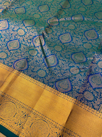 Pure Handloom Kanjeevaram Silk Mark Certified Saree