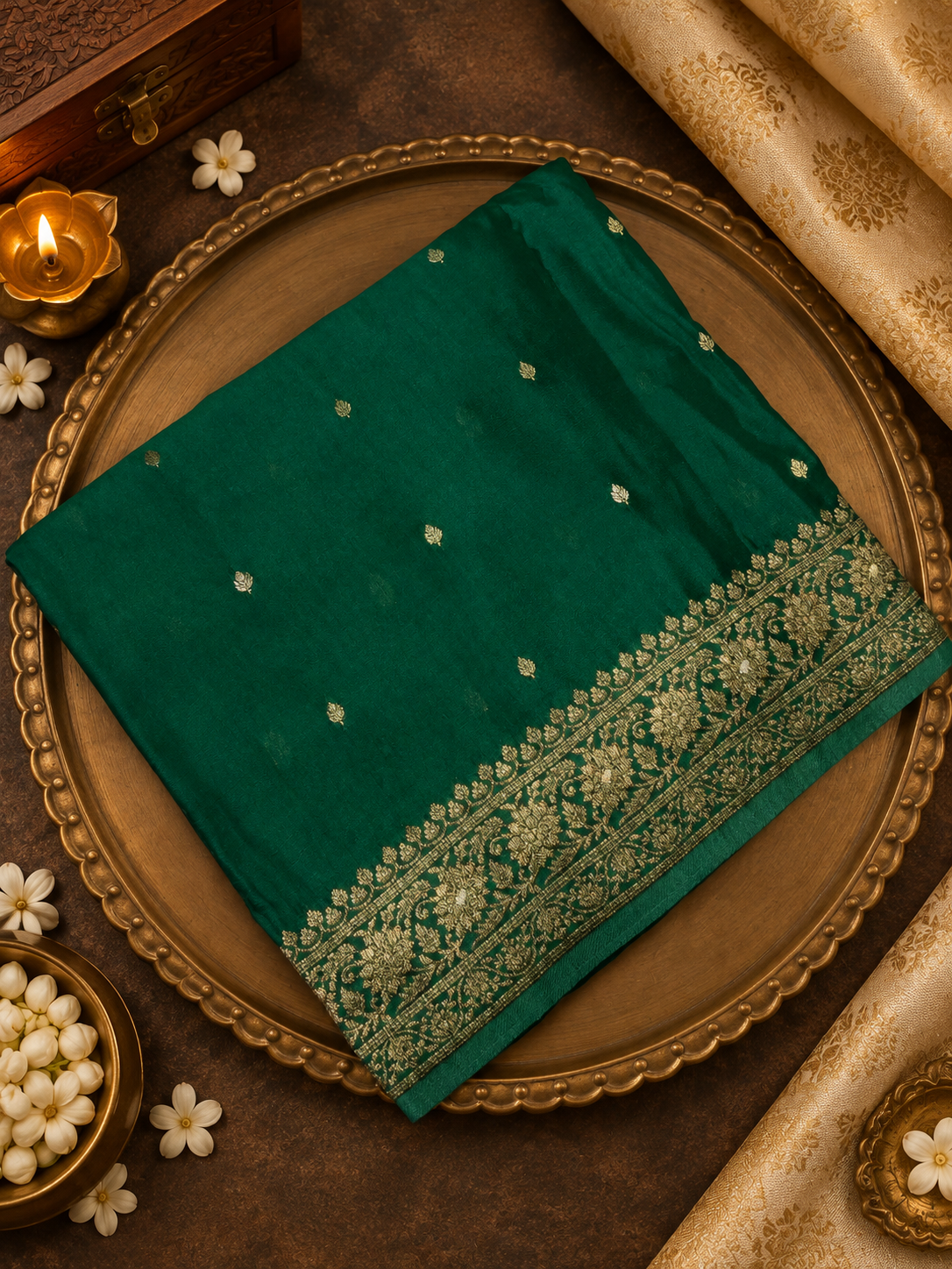 Premium Crepe Silk Saree -902352