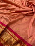Premium Quality Semi Paithani Silk Saree - 902474