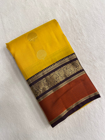 Pure Kanjeevaram silk mark certified saree