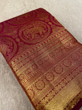 Premium Bridal Semi Kanchipuram Silk Saree