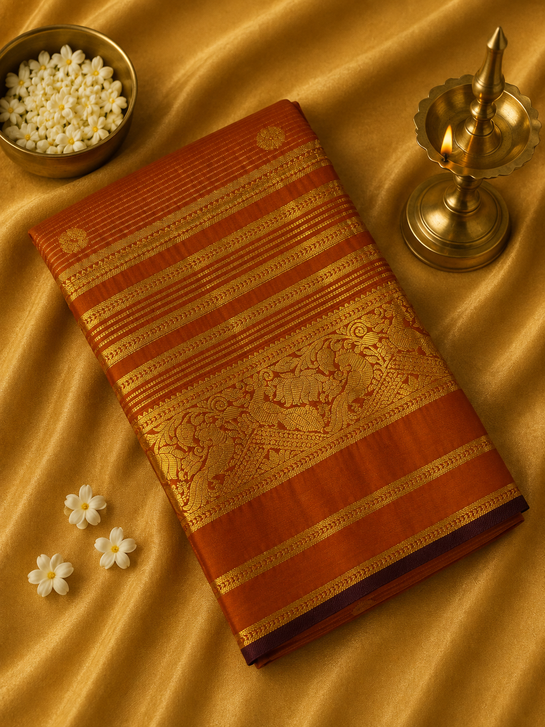 Premium Semi Kanchipuram Silk Saree