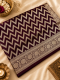 Premium Banarasi Crepe Satin Silk Saree