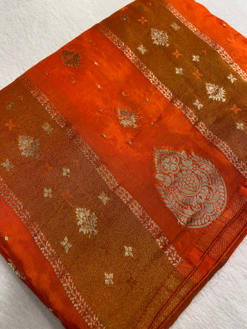 Pure Chinnon Saree