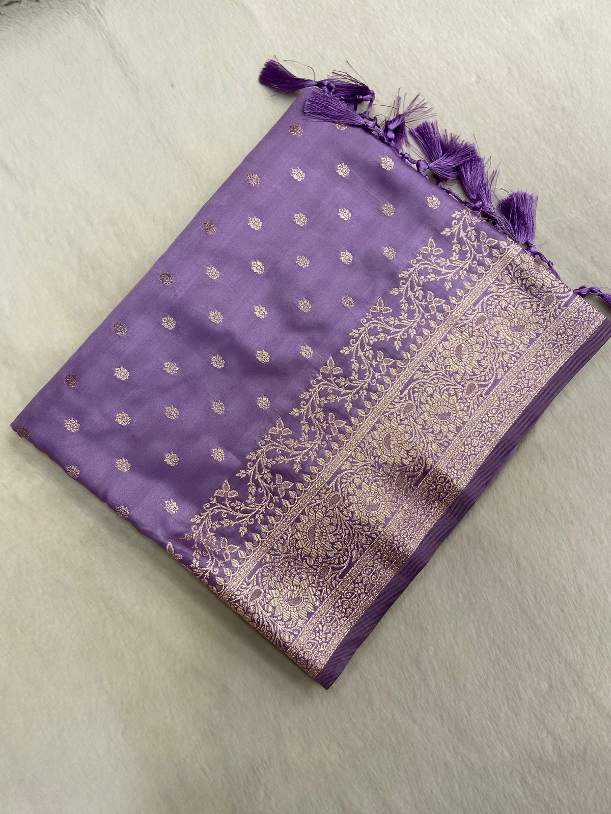 Premium crepe satin silk saree