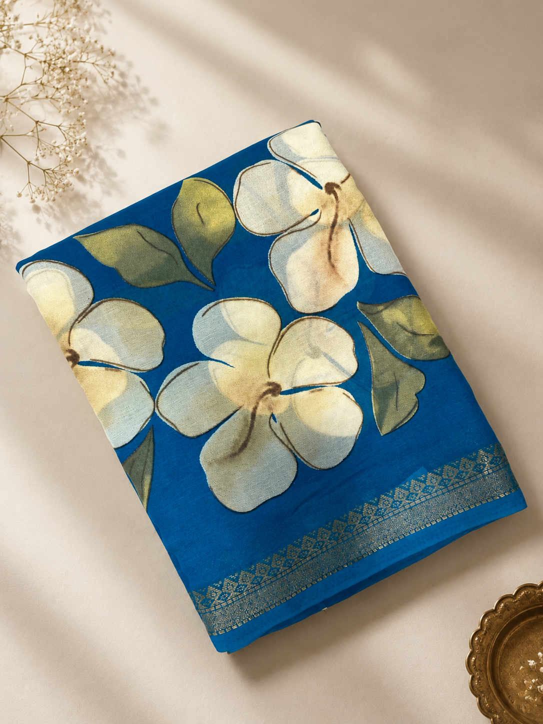 Premium Crepe Dola Silk Saree