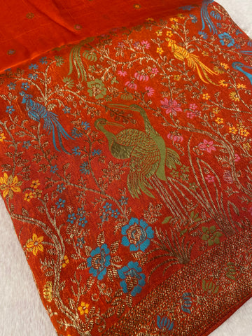 Premium Tassar Silk Saree