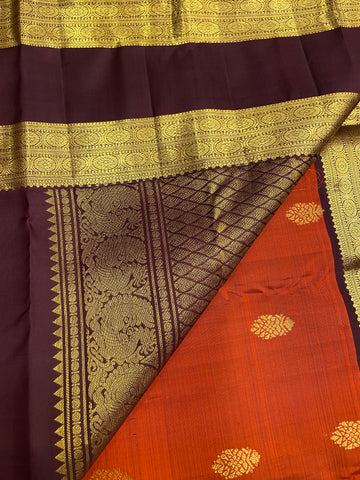 Pure zari handloom Kanjeevaram silk mark certified saree