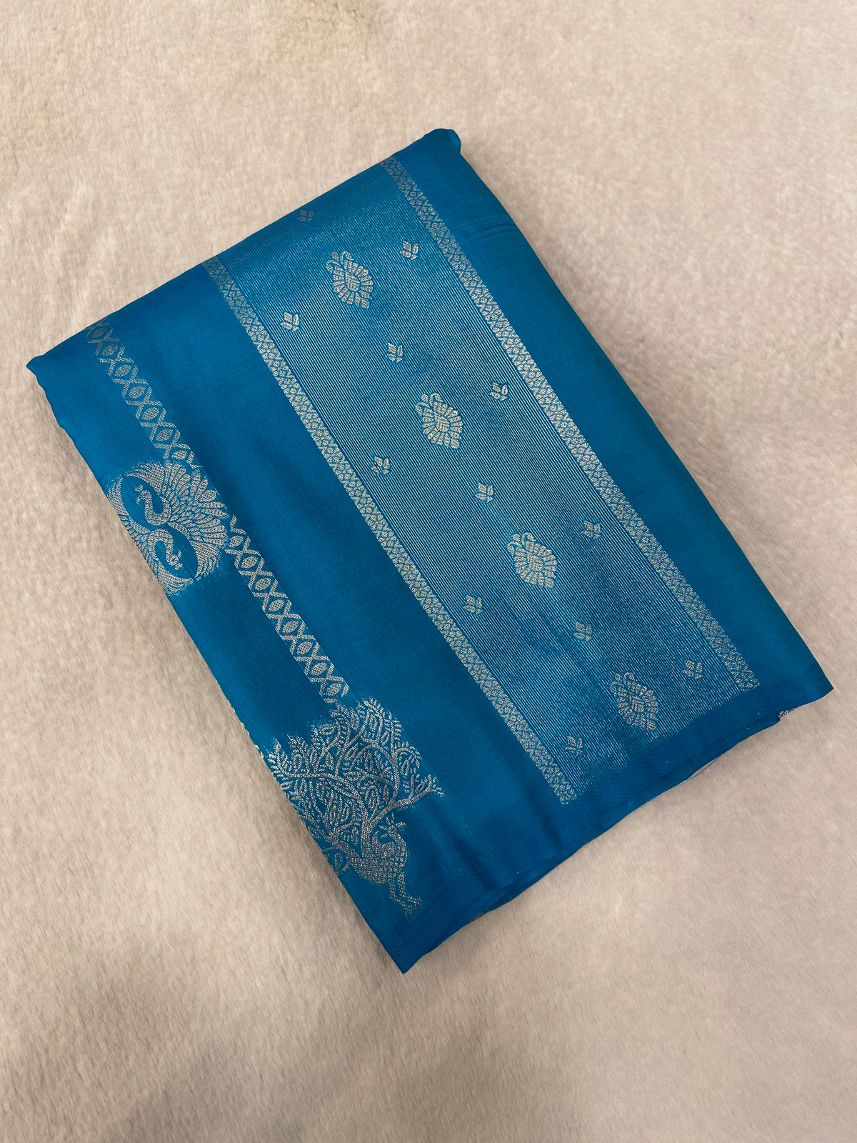 Semi Kanchipuram Silk Saree🦚