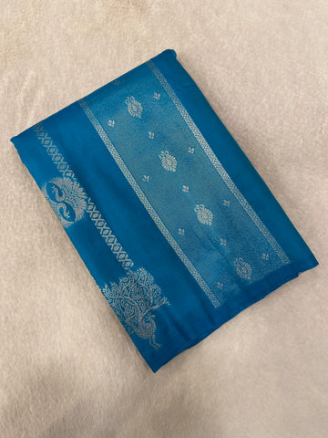 Semi Kanchipuram Silk Saree🦚