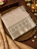 Premium Tissue Organza Saree With Embroidery - 902346