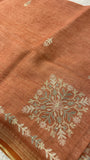 Premium Tissue Organza With Applique Work