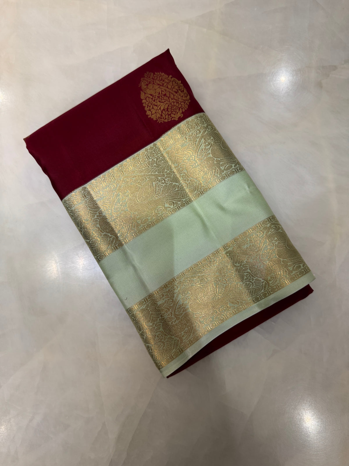 Pure Kanjeevaram silk mark certified saree