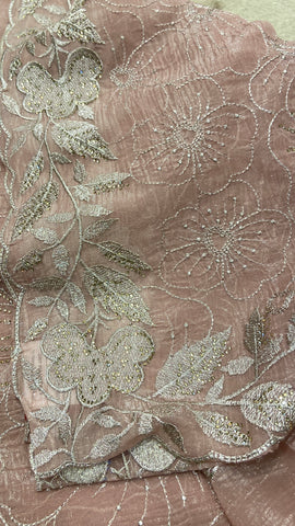 Premium Crush Organza Saree