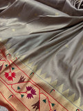 Premium Quality Semi Paithani Silk Saree - 902757