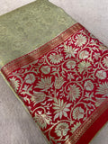 Bridal Semi Tissue Silk Saree