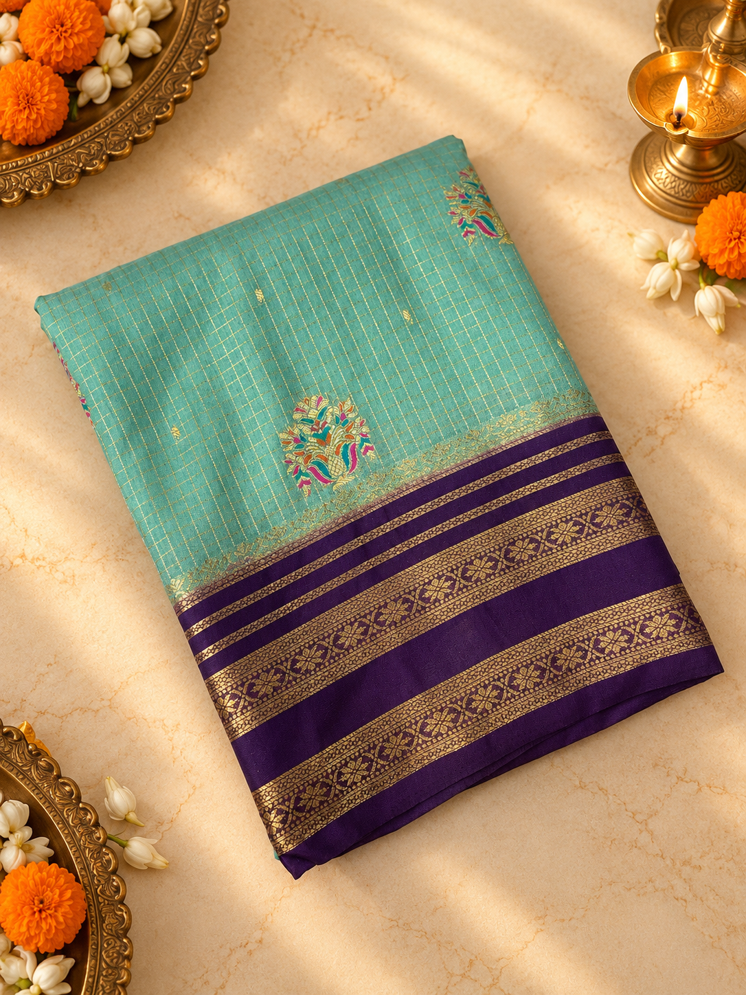 Premium Crepe Semi Mysore Silk Saree -902554