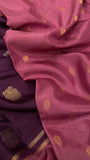 Pure Mix Mysore Crepe Silk Saree