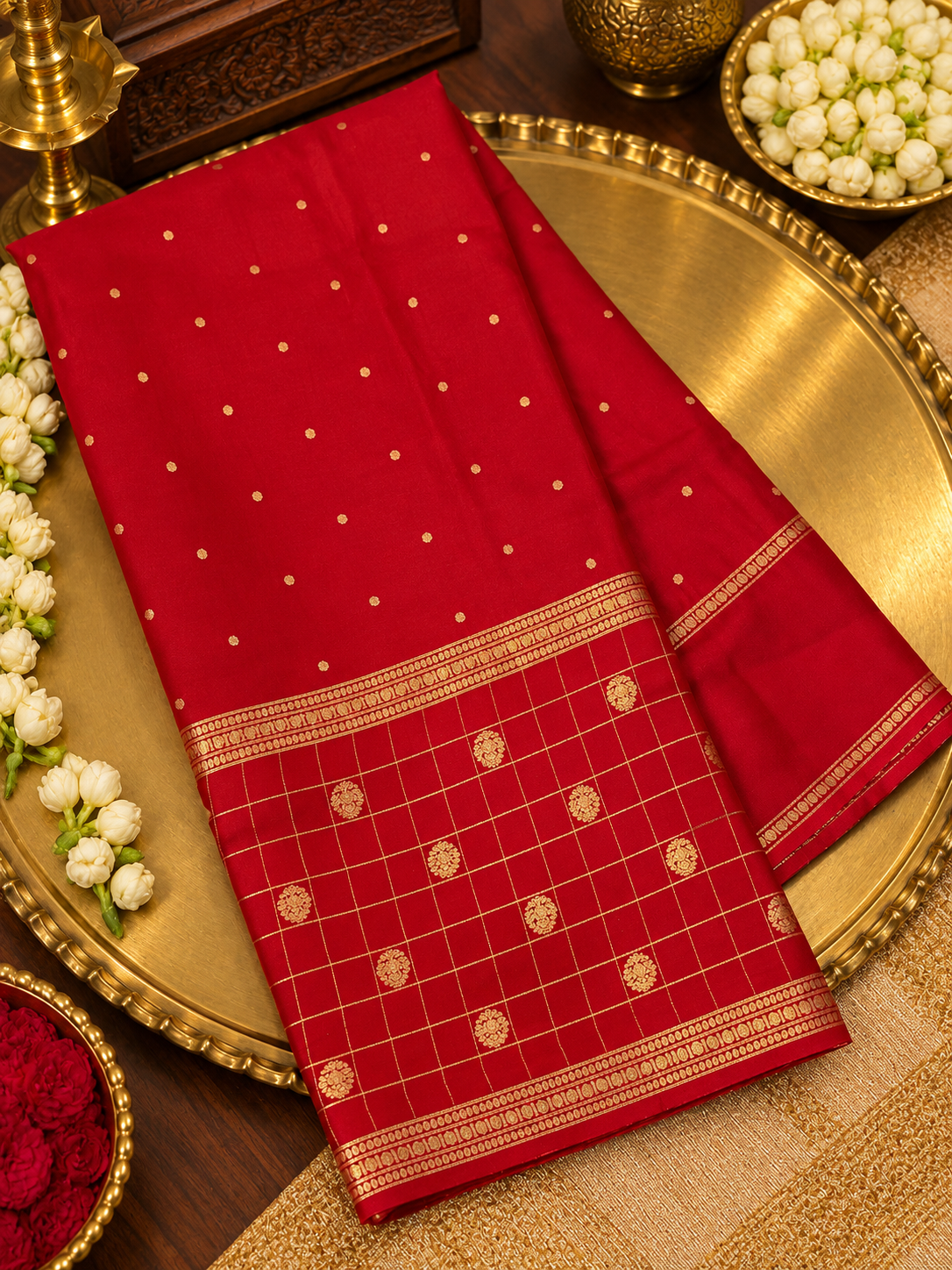 Pure Mix Crepe Mysore Silk Saree - 902912