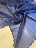 Premium Fendicrush organza saree- 902585 Royal blue
