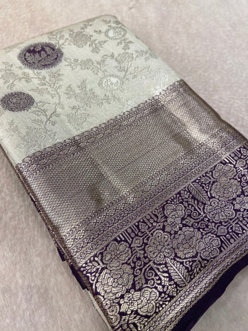Bridal Semi Tissue Silk Saree
