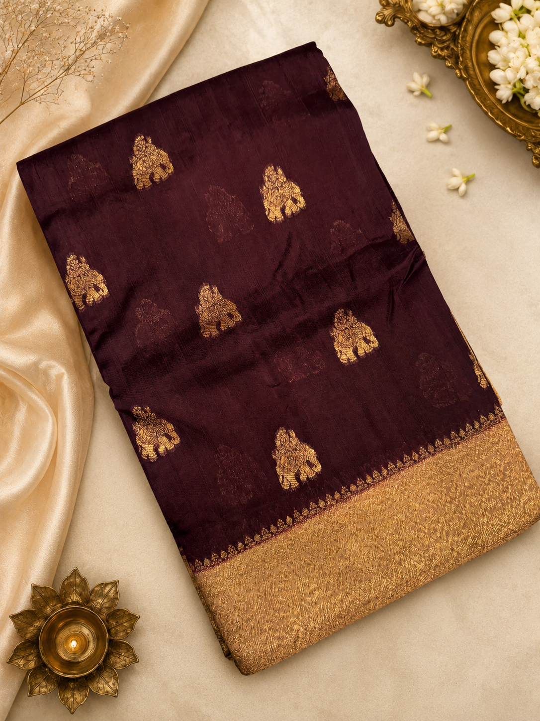Premium Tassar Silk Saree