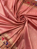 Premium Quality Semi Paithani Silk Saree 🪷- 902757