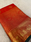 Premium Bridal Semi Kanchipuram Silk Saree